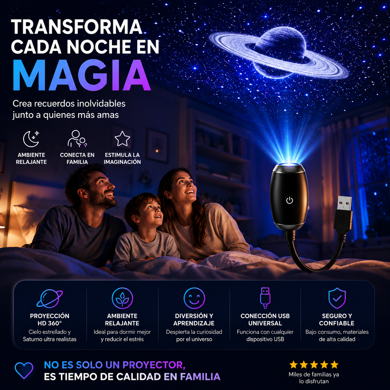 LUNARA™ SATURN LIGHT